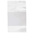 Reclosable Bag, Zip Seal, 6 in L, 4 in W, 4 mil Thick, Low Density Polyethylene (LDPE), Clear