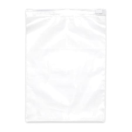 Reclosable Bag, Slide Seal, 10 in L, 8 in W, 3 mil Thick, Low Density Polyethylene (LDPE), Clear