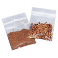 Reclosable Bag, Zip Seal, 6 in L, 4 in W, 2 mil Thick, Polypropylene, Clear