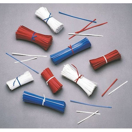 8" Wire In Paper Twist Ties, Pk10000