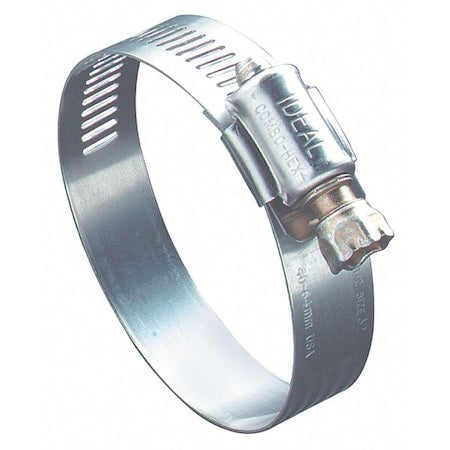 Hose Clamp, 3 to 4 In, SAE 56, SS, PK10