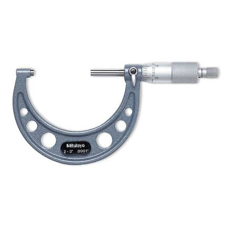 Micrometer, 4 to 5", 0.0001, Ratchet