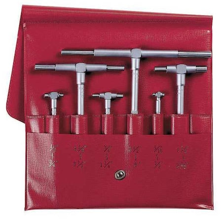 Telescoping Gauge Set, Number of Pieces 6