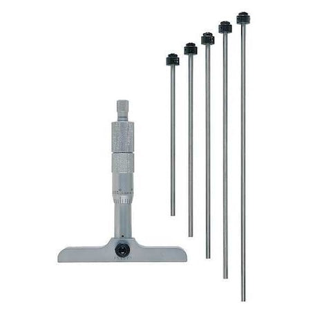 Depth Micrometer, 0 to 6 In