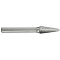 3/8x1/4 Hardened Steel Shank Standard Cut Carbide SL-3 Cle-Line 1852 Included Angle Bur