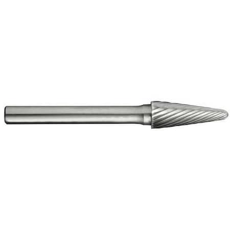 3/8x1/4 Hardened Steel Shank Standard Cut Carbide SL-3 Cle-Line 1852 Included Angle Bur