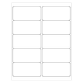 Tape Logic Laser Labels, Rectangle, 4" x 2", White, PK1000