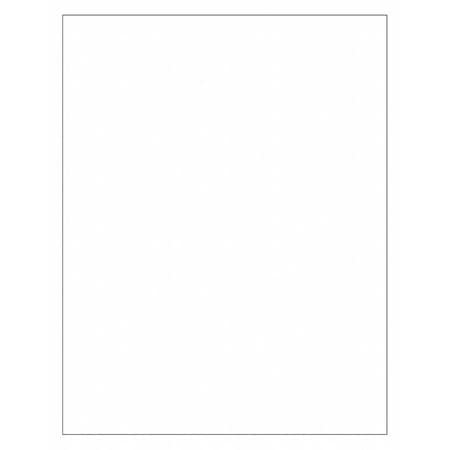 Tape Logic Weather-Resistant Laser Labels, 8 1/2" x 11", White, PK100