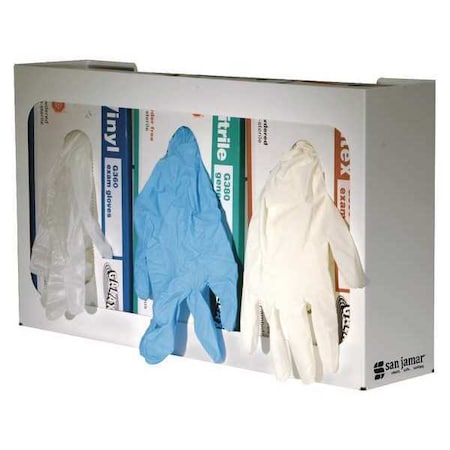 Disposable Glove Dispenser, White