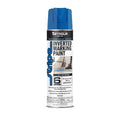Inverted Marking Paint, 17 oz., Precaution Blue, Water -Based