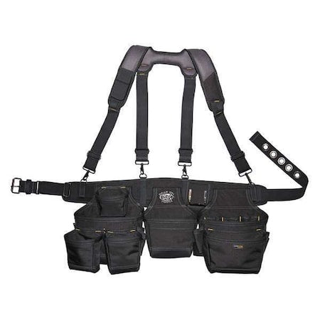 Tool Belt, Suspension Rig, Ballistic, 26", Ballistic Nylon, 19 Pockets