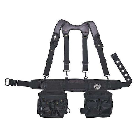Tool Belt, Suspension Rig, Electricians, 1680 Denier Poly Material, 14 Pockets