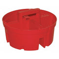 4 Compartment Super Stacker Small Parts Organizer, Fits 5 Gal Buckets, Red