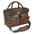 Tool Tote, Soft, 12 Pocket, 16 x 7 x 8.5, Double Wall 600 Poly Ripstop Fabric, 12 Pockets
