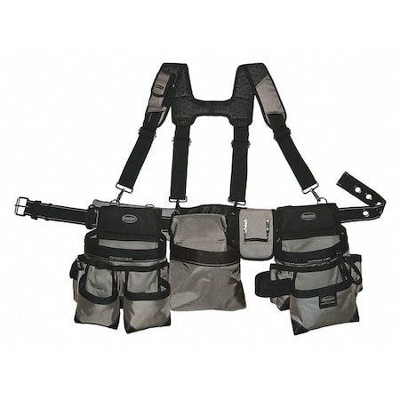 Tool Belt, Suspension Rig, Mullet Buster, 1680 Heavy Duty Poly Fabric, 29 Pockets