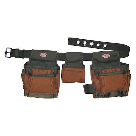 Tool Belt, Handymans Rig, 11 Pocket, 600 Poly Ripstop Fabric, 11 Pockets