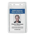 Badge Holders, Pre-Punched, 2" x 3", Clear, PK100