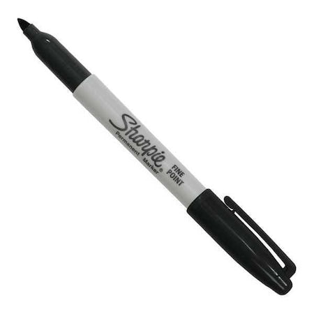 Sharpie Fine Point Permanent Markers, Black, PK12