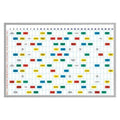 48 x 72"" Full Year Calendar Board, with Magnet Strips