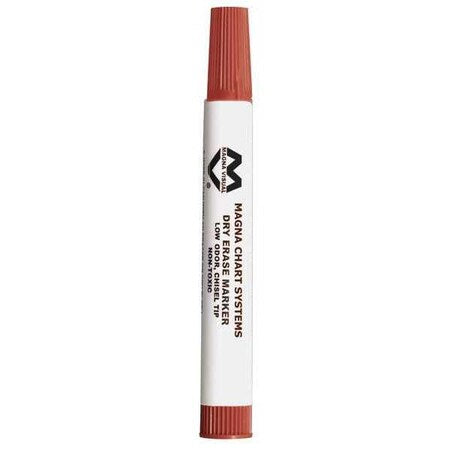 Dry Erase Marker, Red, Chisel Point