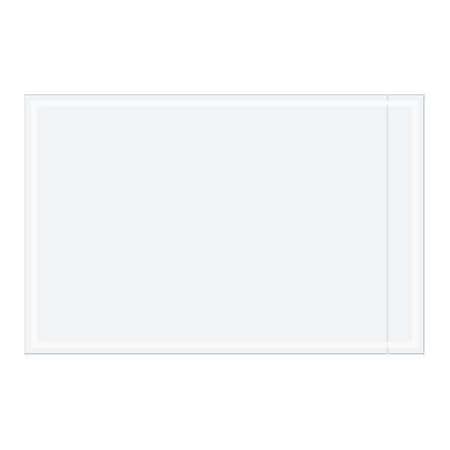 Tape Logic "Clear Face" Document Envelopes, 6 1/2" x 10", Clear, PK1000