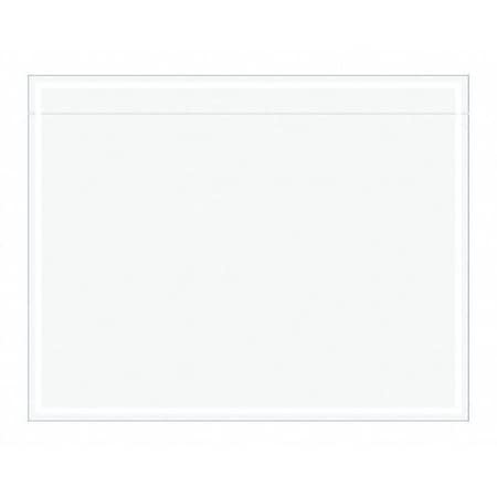 Tape Logic "Clear Face" Document Envelopes, 7" x 5-1/2", Clear, PK1000