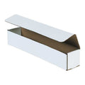 17 1/2 in x 3 1/2 in x 3 1/2 in Inside H, Literature Mailer, White, Corrugate, Single Wall