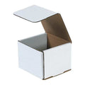 4 3/8 in x 4 3/8 in x 3 1/2 in Inside H, Literature Mailer, White, Corrugate, Single Wall