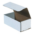 8 in x 4 in x 3 in Inside H, Literature Mailer, White, Corrugate, Single Wall