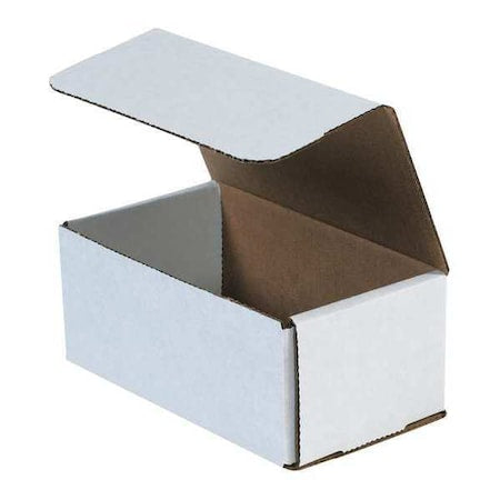 9 in x 6 in x 5 in Inside H, Literature Mailer, White, Corrugate, Single Wall