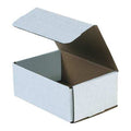 7 1/8 in x 5 in x 3 in Inside H, Literature Mailer, White, Corrugate, Single Wall