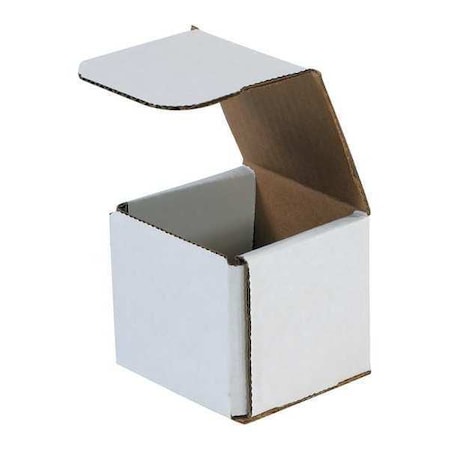 7 in x 7 in x 6 in Inside H, Literature Mailer, White, Corrugate, Single Wall