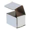 4 in x 3 in x 3 in Inside H, Literature Mailer, White, Corrugate, Single Wall