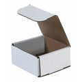 4 in x 4 in x 2 in Inside H, Literature Mailer, White, Corrugate, Single Wall