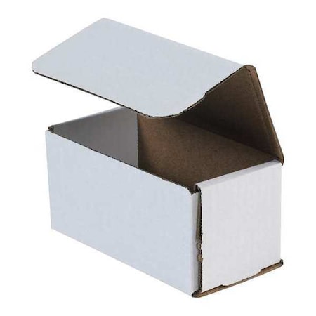 5 in x 5 in x 2 in Inside H, Literature Mailer, White, Corrugate, Single Wall