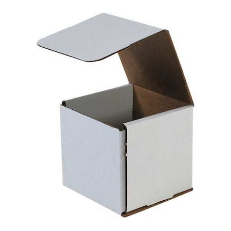 5 in x 5 in x 5 in Inside H, Literature Mailer, White, Corrugate, Single Wall