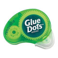 Dot N Go Removable Glue Dots Dispenser, Green, PK6