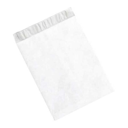 Tyvek Flat Envelopes, 6" x 9", White, PK100