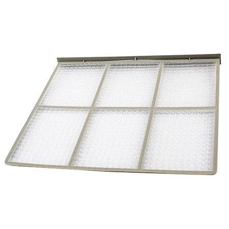 Non-Pleated Air Filter, 13 in x 11-1/2 in, Plastic