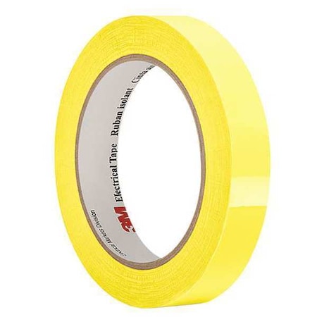 ElectricalTape, Polyester, Ylw, 72ydL, 1inW