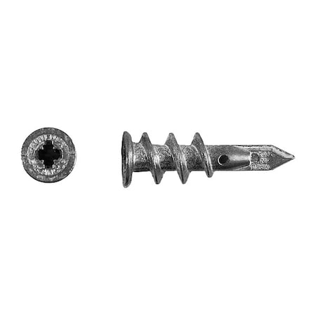 E-Z Ancor Wall Anchor, 1-5/8" L, Nylon, 50 lbs Tension Strength, 1500 PK