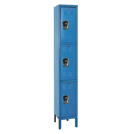 ReadyBuilt Locker,12""X18""X78"",3 Tier,Blu
