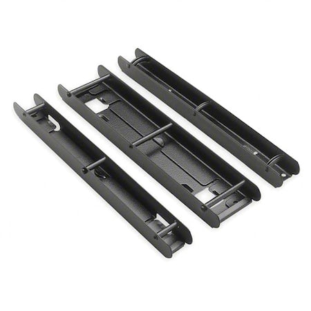 Catalog Rack Ring Sec., 1-1/3 In. H, Blk