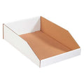 Storage Bin, White, 4-1/2 in H, 12 in W, 18 in L, 50 PK