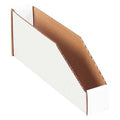 Storage Bin, White, 4-1/2 in H, 2 in W, 12 in L, 50 PK