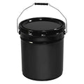 5 gal Bucket, Black, Metal