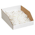 Storage Bin, White, 4-1/2 in H, 10 in W, 12 in L, 25 PK