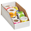 Storage Bin, White, 4-1/2 in H, 6 in W, 12 in L, 50 PK