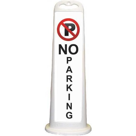 Flat Panel Channelizer, White, No Parking