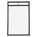 Stitched Job Ticket Holders, 5" x 8", Black, PK25